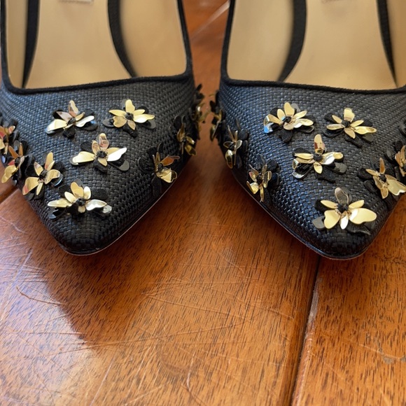 Jimmy Choo Romy Flower Raffia Pump - Picture 3 of 7